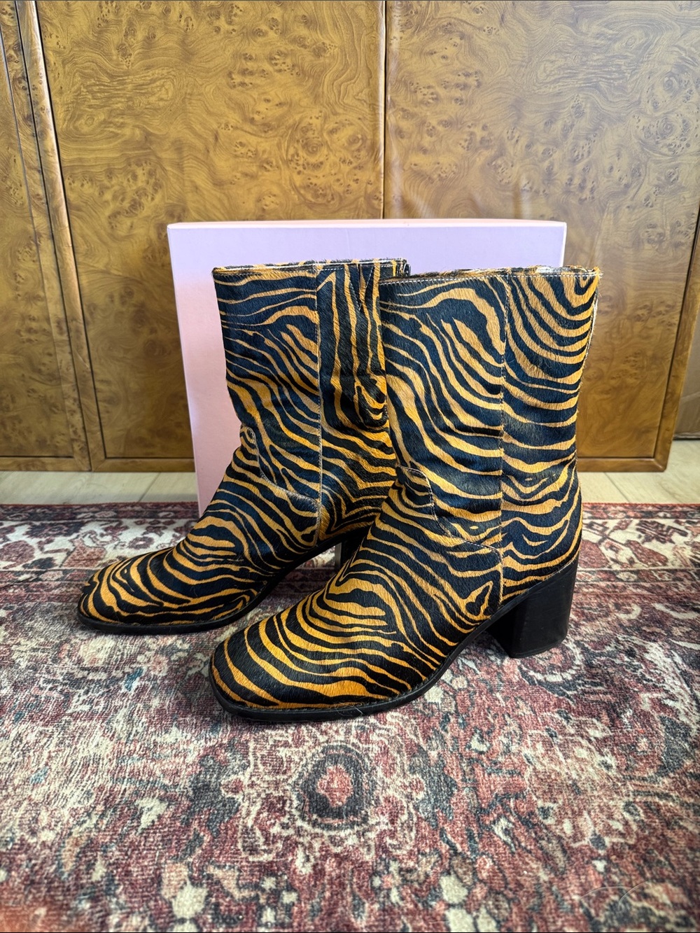 Intentionally Blank Genuine Calf Hair PG Boot in Tiger